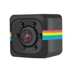 Mini camera metalica SQ11 PRO cu functie foto-video, suporta memorie SD 32GB, iesire AV, Negru,  suport prindere inclus, Urban Trends ®