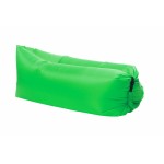 Saltea Gonflabila tip Sezlong Lazy Bag Verde pentru plaja/piscina, umflare Rapida fara pompa, Rucsac de depozitare cadou, Urban Trends ®