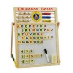 Tabla magnetica educativa multifunctionala, 60x50cm, cu doua fete si rama de lemn, accesorii incluse, Urban Trends ®