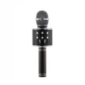 Microfon Karaoke Cu Bluetooth Si Boxa Incorporata , Compatibil cu Orice Smartphone , Acumulator Integrat , Negru