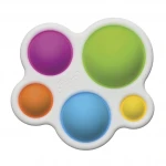 Jucarie senzoriala Dimple fidget toy + 1 an, multicolora, 14cm,  Urban Trends ®️