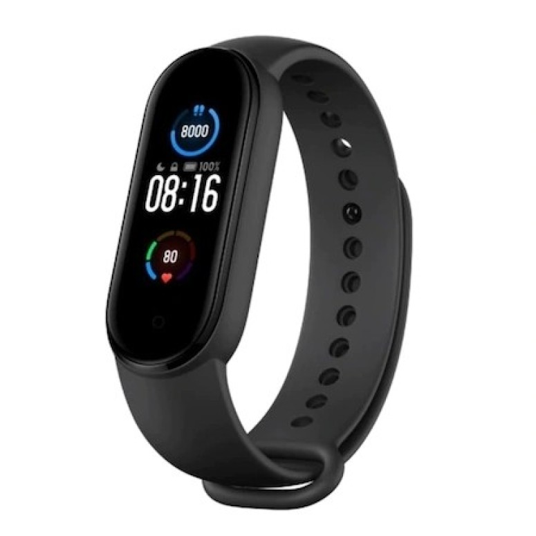 Bratara ceas Fitness-Smart M 5, Display OLED 0.96inch, Masurare ritm cardiac, puls, activitate, calorii, Pedometru, Notificari, Bluetooth, Negru
