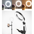 Lampa Circulara Make up Profesionala Urban Trends  ®, Ring Light 26 CM LED cu Lumina Rece/Calda Tip Inel, cu Trepied 160cm