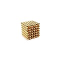 Puzzle NeoCube , 216 bile magnetice , auriu , suport inclus, Urban Trends ®