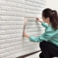 Tapet 3D GROS design perete modern din caramida in relief, Autoadeziv , 77x70 cm