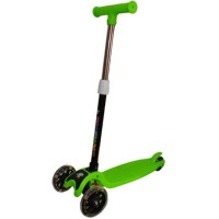 Trotineta pliabila Scooter cu 3 roti negre, + 3 ani , Verde , Urban Trends ®