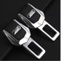 Centura falsa, Anulator / Blocator Sunet Centura Piele Chrome Audi Set 2 buc