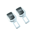 Centura falsa, Anulator / Blocator Sunet Centura Piele Chrome Audi Set 2 buc