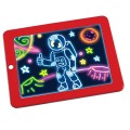 Tableta luminoasa pentru desenat, Magic Pad, cu carioci speciale si jocuri de lumini