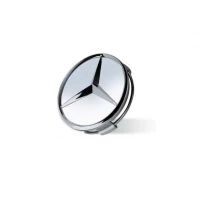 Capac janta aliaj cromat - Mercedes Benz, Silver Chrome