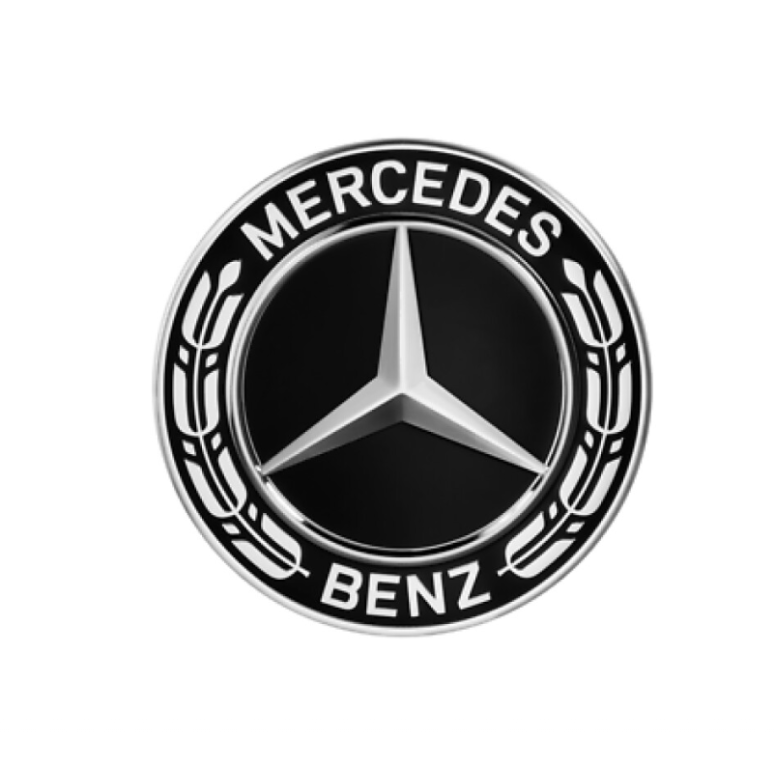 Emblema Capota Mercedes Black 