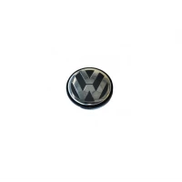 Capac Central Janta Aliaj VW Negru 55mm, Silver Black Edition	