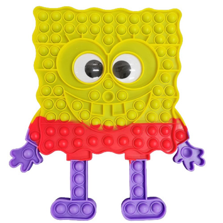 Jucarie interactiva POP IT, Spongebob, 30 cm