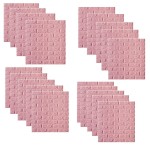 Set 20 buc Tapet 3D Autoadeziv , design modern , dimensiuni 77x70cm , model caramida in relief , roz