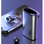 Baterie externa cu functie de single earphone, conectare prin Bluetooth, cu aprinzator tip bricheta, Negru, Urban Trends ®