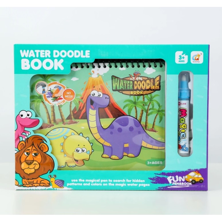 Carte de colorat cu apa , reutilizabila ,Doodble Book