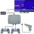 Consola de jocuri video retro pe televizor cu pistol, manete si 1000 jocuri
