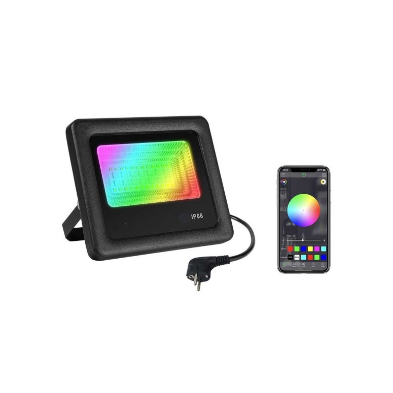 Proiector TEHNOLOGIE SMART RGB LED 40W, aplicatie Android, iOS, conectare automata bluetooth
