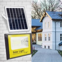 Panou solar cu proiector pentru exterior , inteligent si telecomanda 100 W
