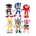Set 6 jucarii de plus Super Sonic si Prietenii, material fin si rezistent