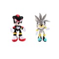 Set 6 jucarii de plus Super Sonic si Prietenii, material fin si rezistent, 25 cm, multicolore