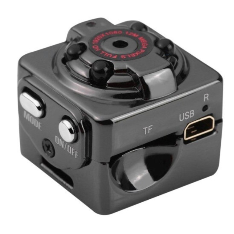 Mini Camera SQ8, Full HD 1080p, unghi 90 grade, audio-video TV-Out
