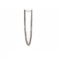 Lant model Cuban Chain Link 01, placat cu cristale din Zirconiu, material Inox, 50 cm, Urban Trends ®