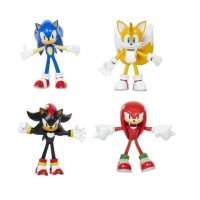 Set 4 figurine Sonic the The Hedgehog , Sonic ,Tails , Knuckles , Shadow 