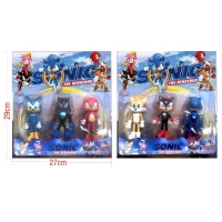 Set 6 figurine Sonic the The Hedgehog - 2 folii de jucarii Sonic 2