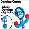 Jucarie Capitan America tip Cactus Vorbitor si Dansator , jucarie de plus cu repetare vocala