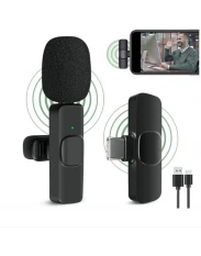 Microfon / Lavaliera Wireless cu Clip si Receptor, tip C pentru Android / Iphone