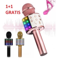 Microfon Karaoke 1+1 GRATIS - KIDS PRO, RadioFM, Bluetooth