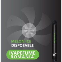 Tigara electronica de unica folosinta, 2% nicotina, 800 pufuri, Melon Ice Airflow IVapeFume