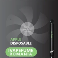 Tigara electronica de unica folosinta, 2% nicotina, 800 pufuri Apple Ice Airflow IVapeFume