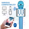 Microfon Karaoke 1+1 Gratis, Bluetooth, Functie Ecou, Schimbare voce