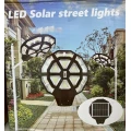 Lampa Solara Stradala Circulara profesionala, 3000W LED super White , Telecomanda inclusa si Suport