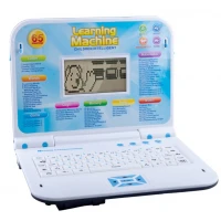 Laptop interactiv pentru copii,65 functii, ecran LCD, Albastru