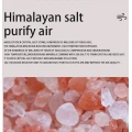 Umidificator cu ultrasunete, difuzor aromaterapie cu sare de Himalaya design flacara + 1 ulei esential GRATIS