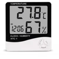 Termometru, Higrometru Digital de Camera - afisare Ora, Temperatura, Umiditate