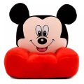 Fotoliu copii din plus cu spatar, design Mickey Mouse 
