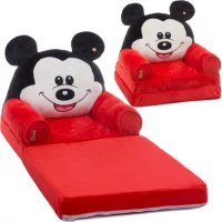 Fotoliu extensibil copii din plus, design Minnie Mouse 